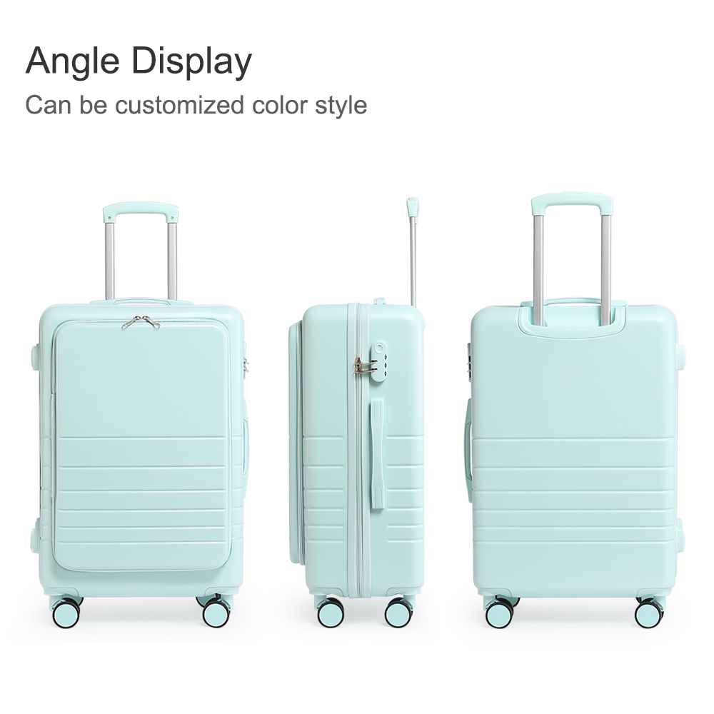 front open suitcase luggage