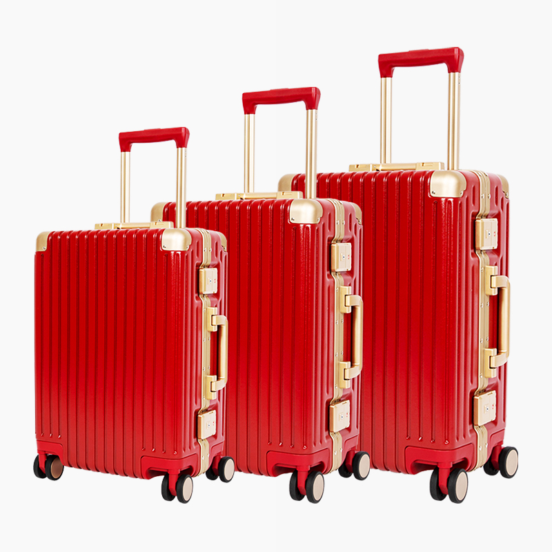 aluminum frame suitcase