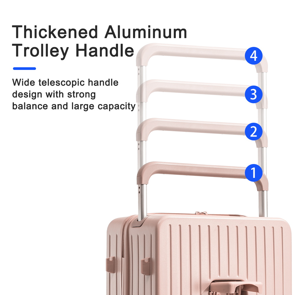 wide trolley suitcase