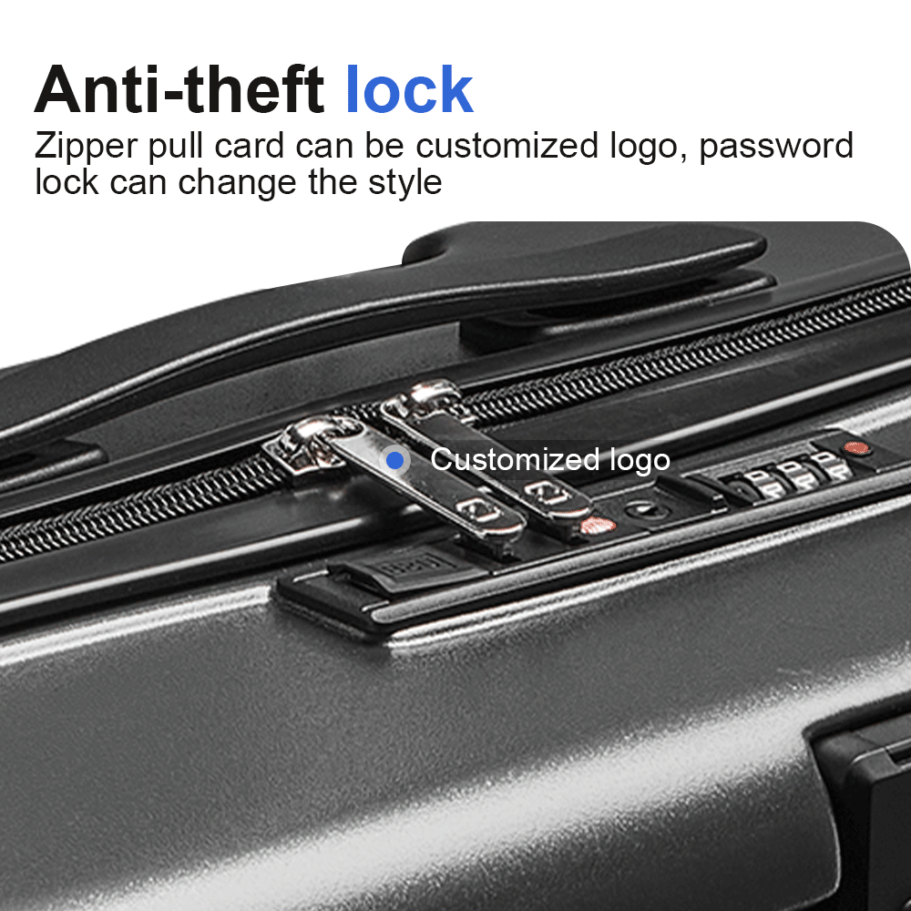 luggage with lock