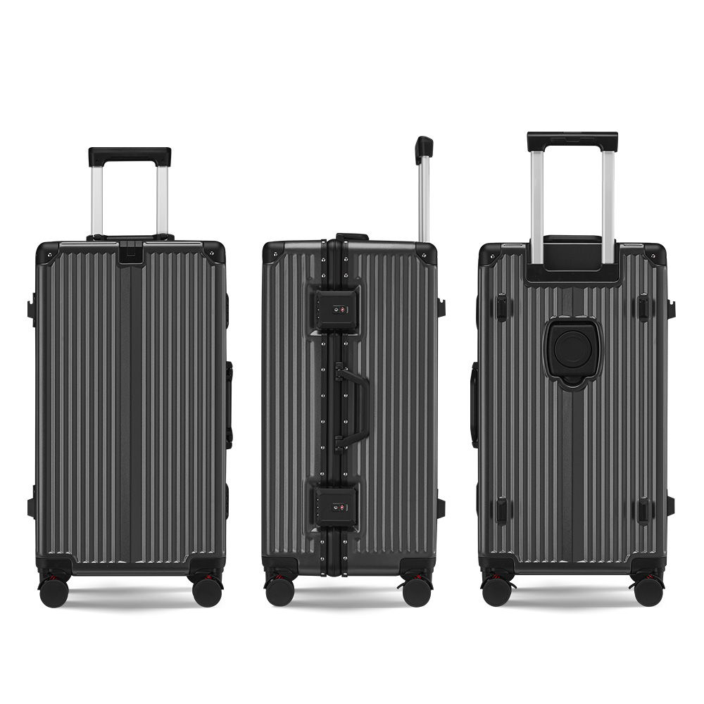 Aluminum frame luggage