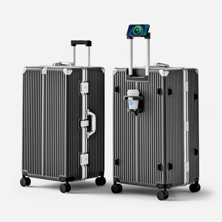 aluminum luggage carry on laptop